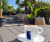 café en terrasse au soleil