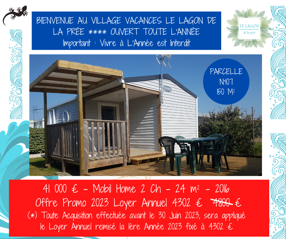 Vente de Mobil homes 8 annonce vente de mobil-home N°107 - 150m²