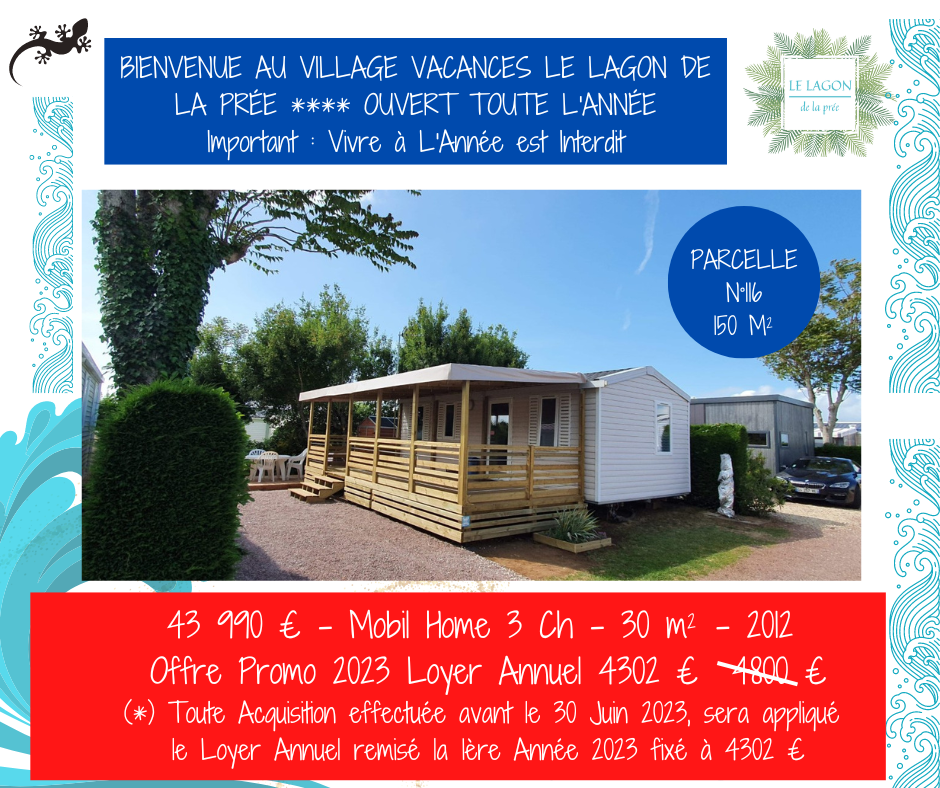 Vente de Mobil homes 9 annonce vente de mobil-home N°116 - 150m²