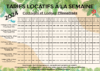 Tarifs Vacanciers 2024