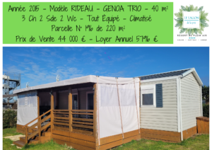 Vente de Mobil homes 10 196