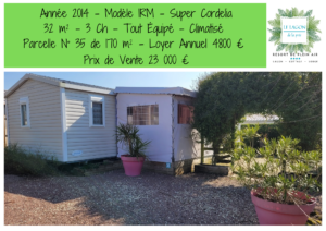 Vente de Mobil homes 2 35