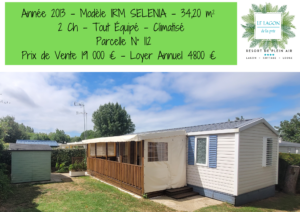 Vente de Mobil homes 2 112