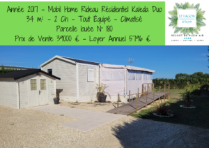 Vente de Mobil homes 5 180